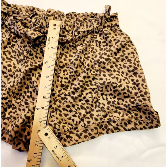 Women's Aerie Camp Cheetah Print Shorts Size L - Picture 7 of 8